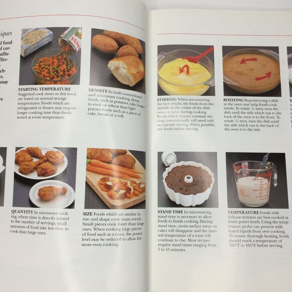 Vintage 1998 General Electric The Microwave Cookbook Cooking Made Easy Recipes - Picture 4 of 12